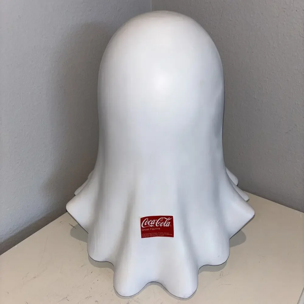 Coca-Cola Ghost Holding a Coke Can Halloween Figurine Summerween Viral TikTok